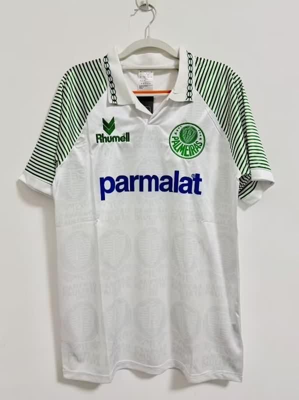 Thailand Quality(AAA) 1993 Palmeiras Away Retro Soccer Jersey