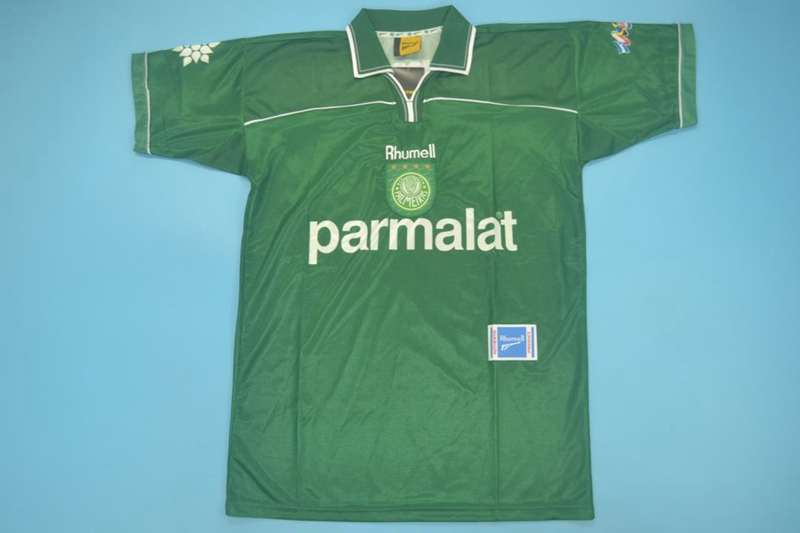 Thailand Quality(AAA) 1999 Palmeiras Home Retro Soccer Jersey