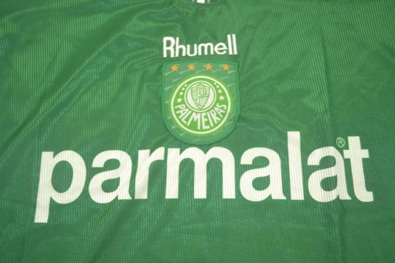 Thailand Quality(AAA) 1999 Palmeiras Home Retro Soccer Jersey