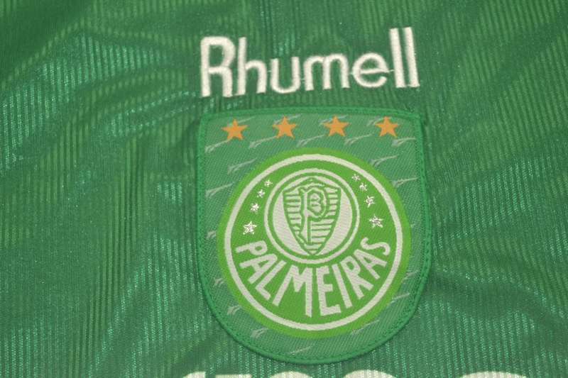 Thailand Quality(AAA) 1999 Palmeiras Home Retro Soccer Jersey