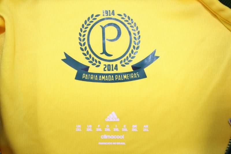 Thailand Quality(AAA) 2014 Palmeiras Away Retro Soccer Jersey