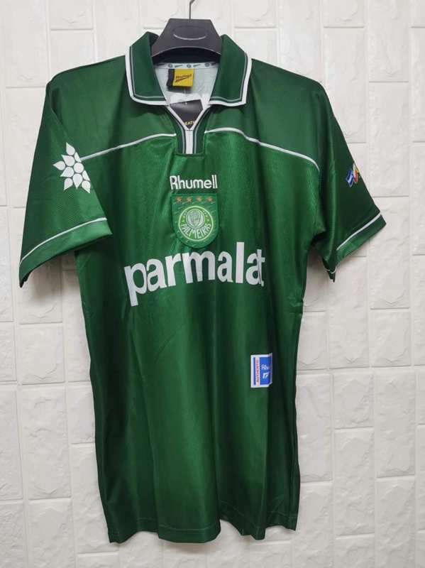 Thailand Quality(AAA) 2015 Palmeiras Retro Home Soccer Jersey