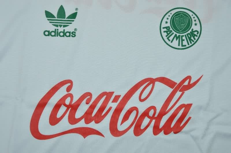 Thailand Quality(AAA) 1989/91 Palmeiras Away Retro Soccer Jersey