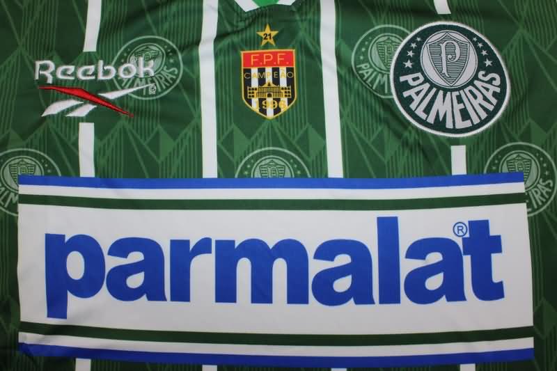 Thailand Quality(AAA) 1996/97 Palmeiras Home Retro Soccer Jersey