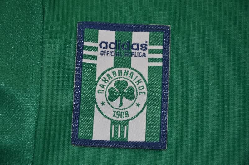 Thailand Quality(AAA) 1998/99 Panathinaikos Home Retro Soccer Jersey