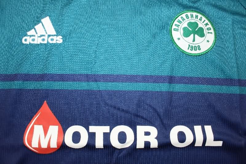 Thailand Quality(AAA) 1999/00 Panathinaikos Home Retro Soccer Jersey