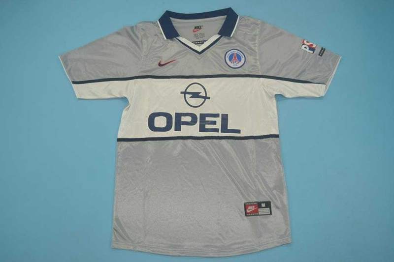 Thailand Quality(AAA) 2000/01 Paris St German Away Retro Soccer Jersey