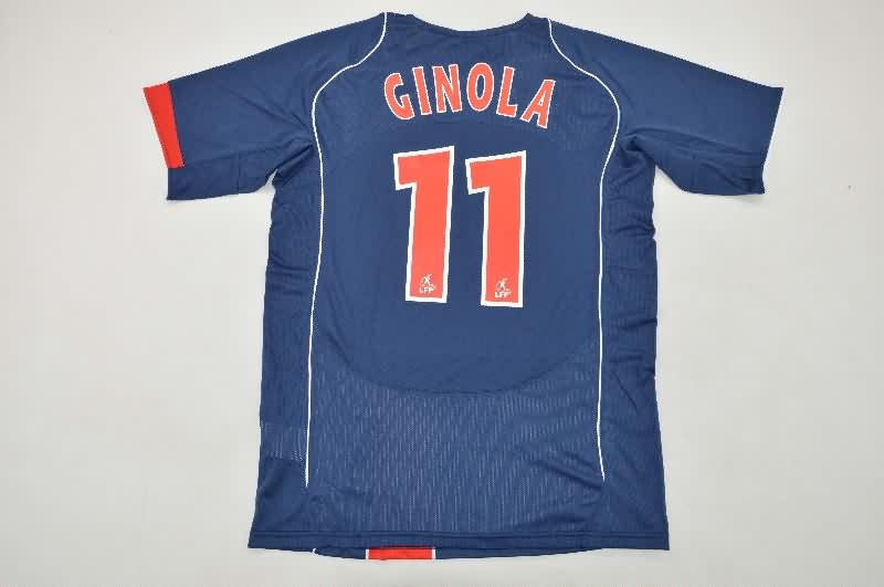 Thailand Quality(AAA) 2004/05 Paris St Germain Home Retro Soccer Jersey