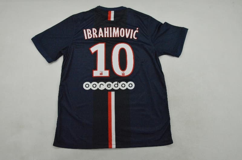 Thailand Quality(AAA) 2014/15 Paris St Germain Home Retro Soccer Jersey