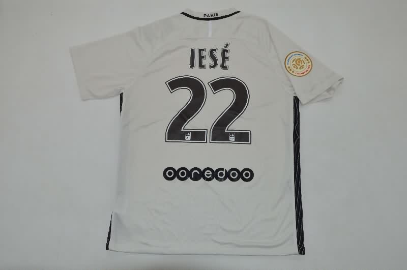 Thailand Quality(AAA) 2016/17 Paris St Germain Third Retro Soccer Jersey