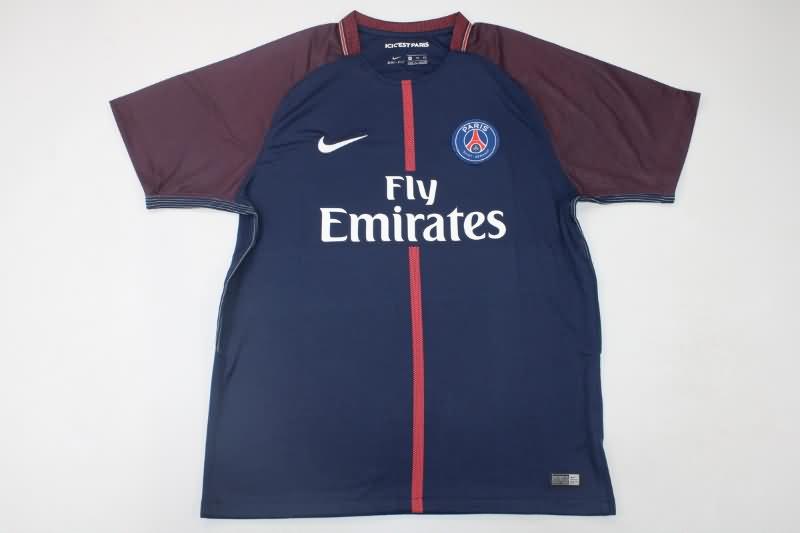 Thailand Quality(AAA) 2017/18 Paris St Germain Home Retro Soccer Jersey