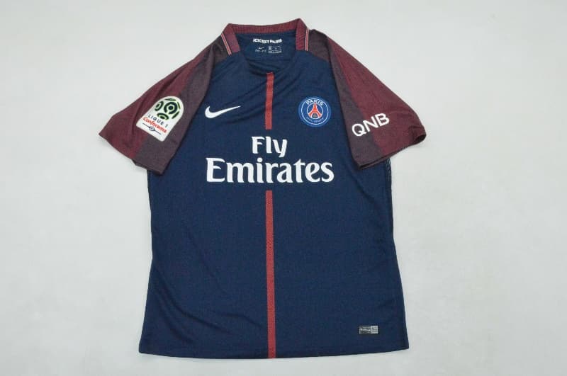 Thailand Quality(AAA) 2017/18 Paris St Germain Home Retro Soccer Jersey