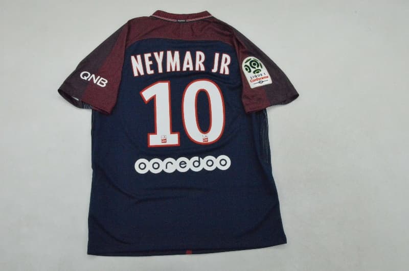 Thailand Quality(AAA) 2017/18 Paris St Germain Home Retro Soccer Jersey
