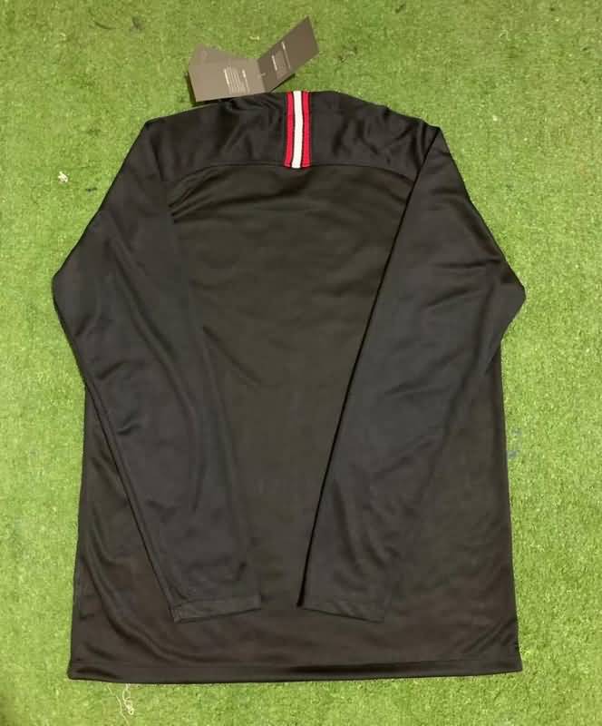 Thailand Quality(AAA) 2018/19 Paris St German AJ Black Retro Soccer Jersey(L/S)