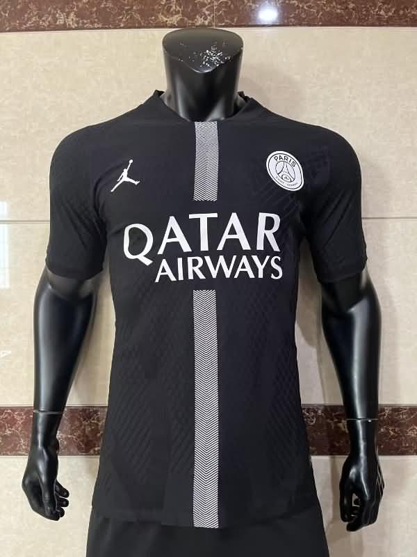 Thailand Quality(AAA) 2018/19 Paris St Germain AJ Black Retro Soccer Jersey (Player)