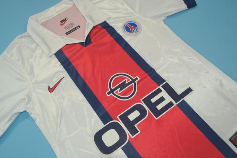 Thailand Quality(AAA) 1998/99 Paris St German Away Retro Soccer Jersey