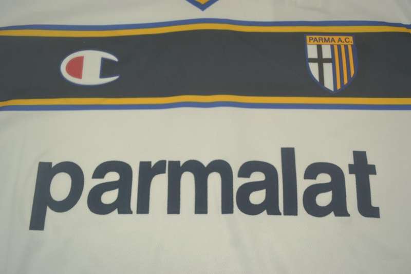 Thailand Quality(AAA) 2002/03 Parma Away Retro Soccer Jersey