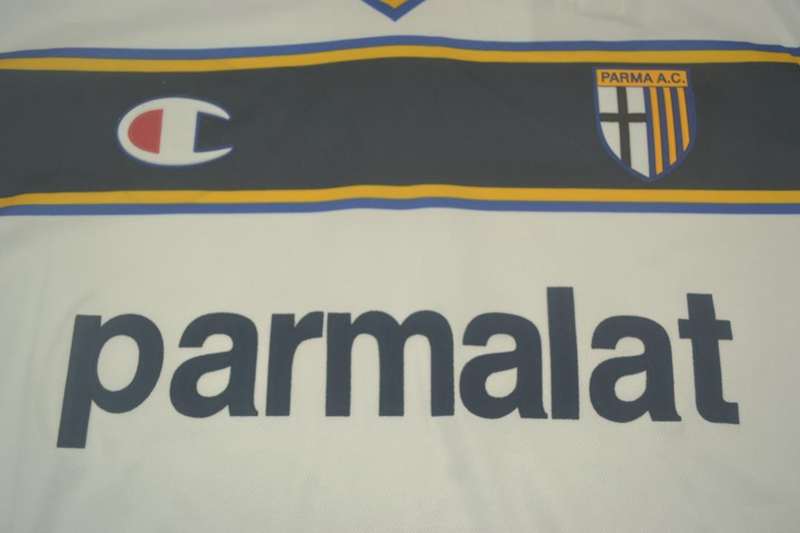 Thailand Quality(AAA) 2002/03 Parma Away Retro Soccer Jersey