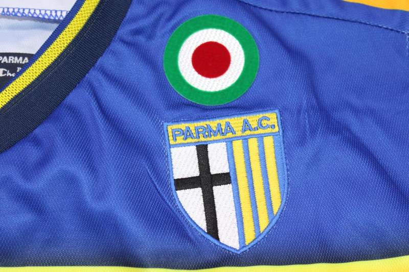 Thailand Quality(AAA) 2002/03 Parma Home Retro Soccer Jersey