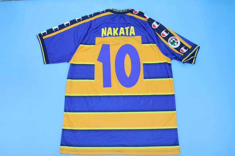 Thailand Quality(AAA) 2002/03 Parma Home Retro Soccer Jersey