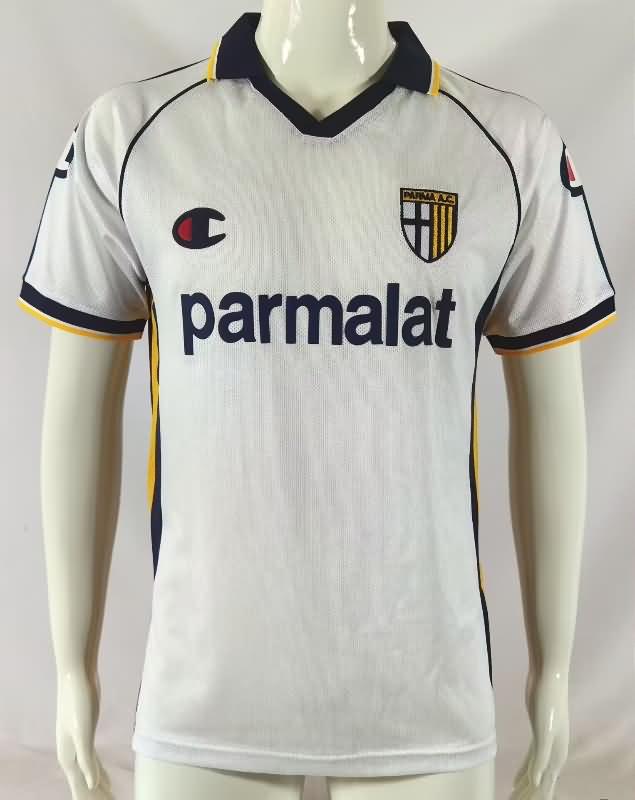 Thailand Quality(AAA) 2003/04 Parma Away Retro Soccer Jersey