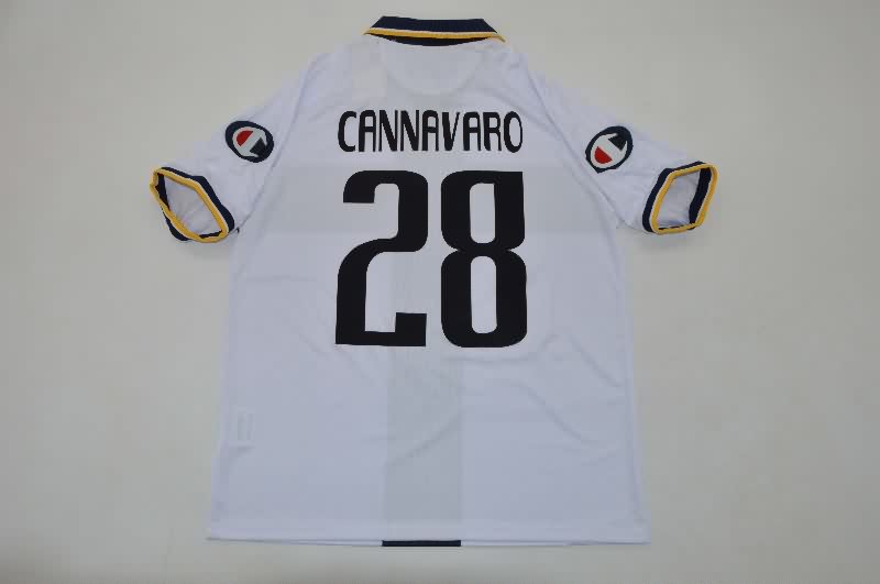 Thailand Quality(AAA) 2004/05 Parma Home Retro Soccer Jersey