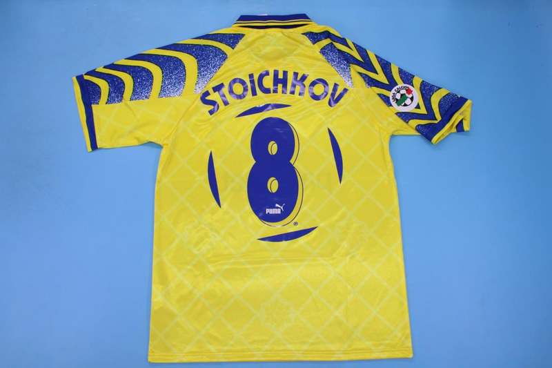 Thailand Quality(AAA) 1995/97 Parma Home Retro Soccer Jersey