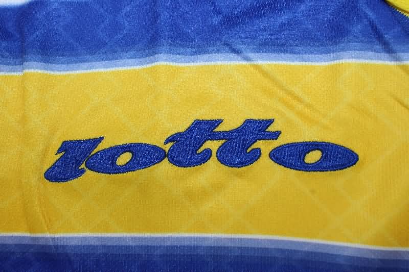 Thailand Quality(AAA) 1998/99 Parma Home Retro Long Sleeve Soccer Jersey