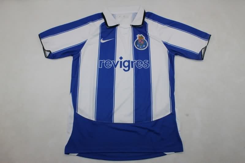 Thailand Quality(AAA) 2003/04 Porto Home Retro Soccer Jersey