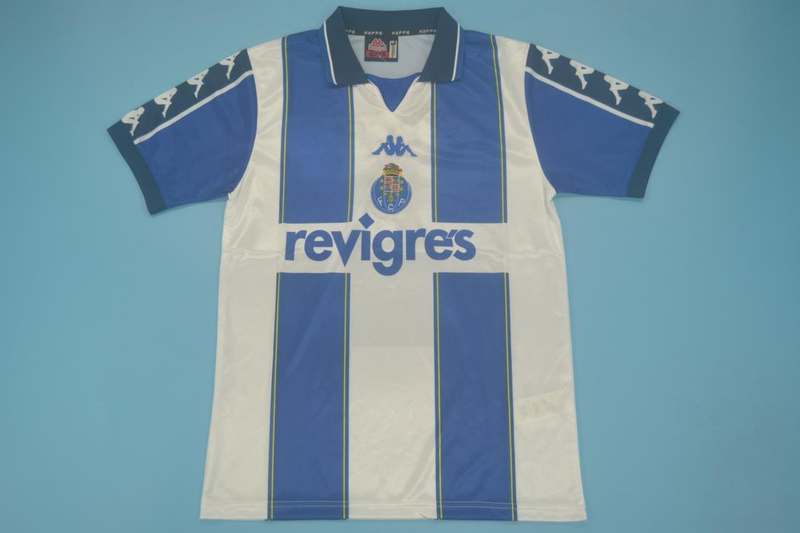 Thailand Quality(AAA) 1999/00 Porto Home Retro Soccer Jersey