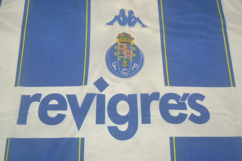 Thailand Quality(AAA) 1999/00 Porto Home Retro Soccer Jersey