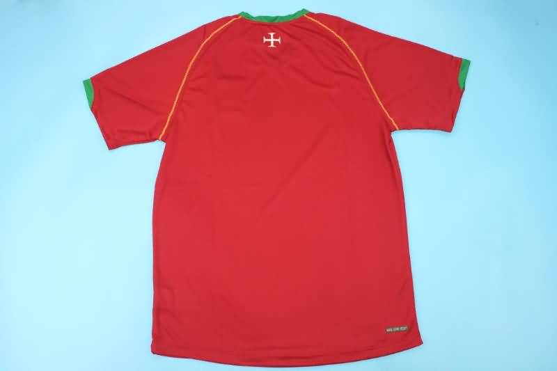 Thailand Quality(AAA) 2006/08 Portugal Home Retro Soccer Jersey