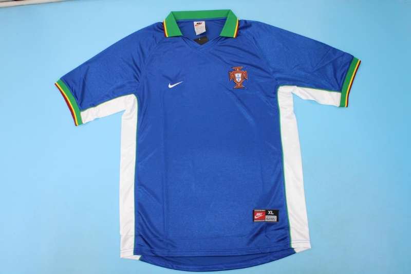 Thailand Quality(AAA) 1998 Portugal Away Retro Soccer Jersey