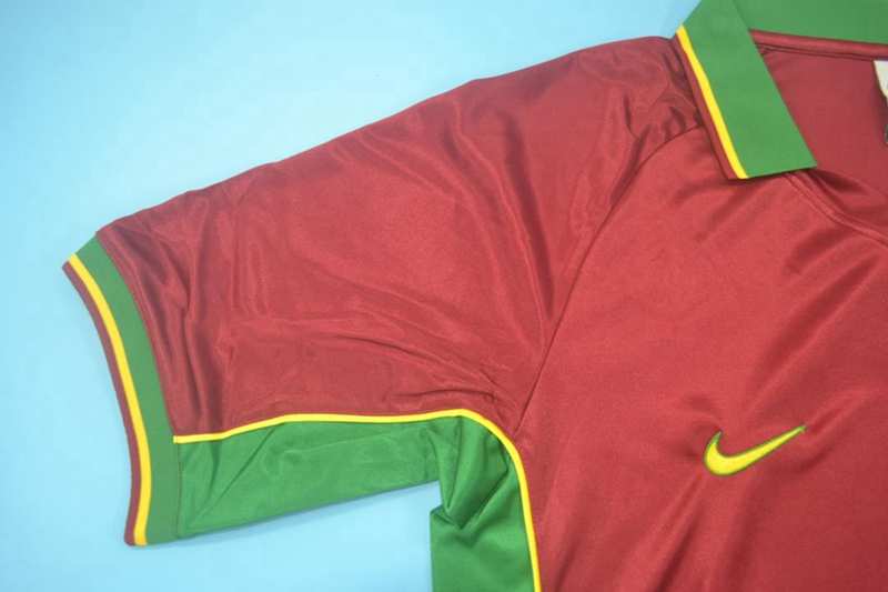 Thailand Quality(AAA) 1998 Portugal Home Retro Soccer Jersey