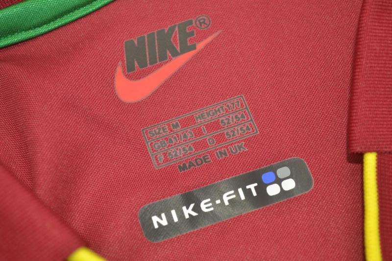 Thailand Quality(AAA) 1999 Portugal Home Retro Soccer Jersey