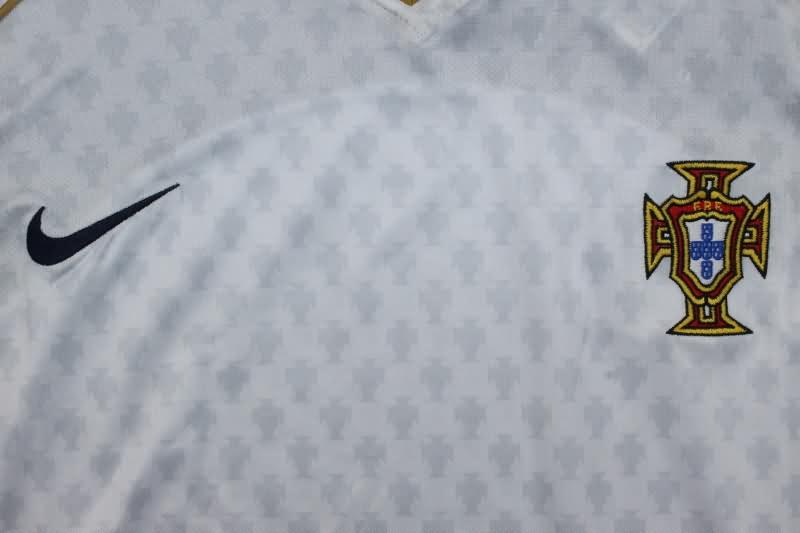 Thailand Quality(AAA) 2004 Portugal Away Retro Soccer Jersey
