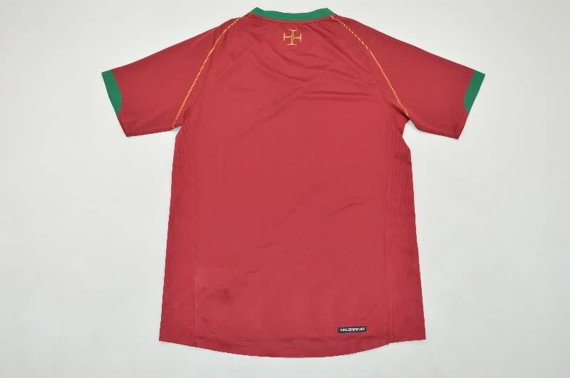 Thailand Quality(AAA) 2006 Portugal Home Retro Soccer Jersey (Player)