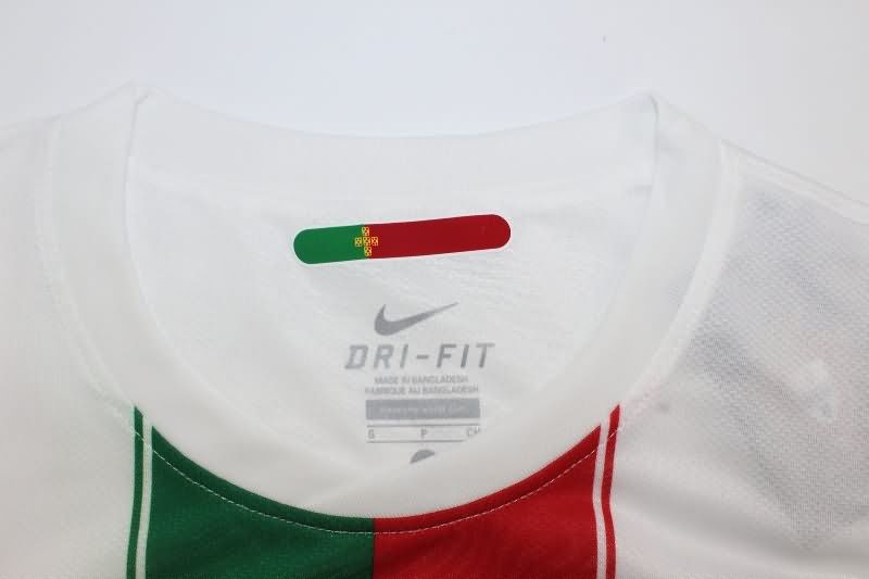 Thailand Quality(AAA) 2010 Portugal Away Retro Soccer Jersey