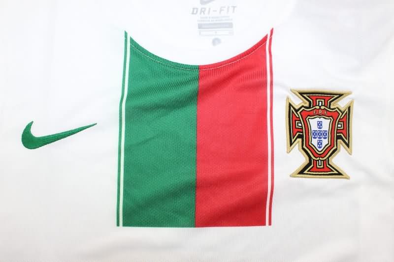 Thailand Quality(AAA) 2010 Portugal Away Retro Soccer Jersey