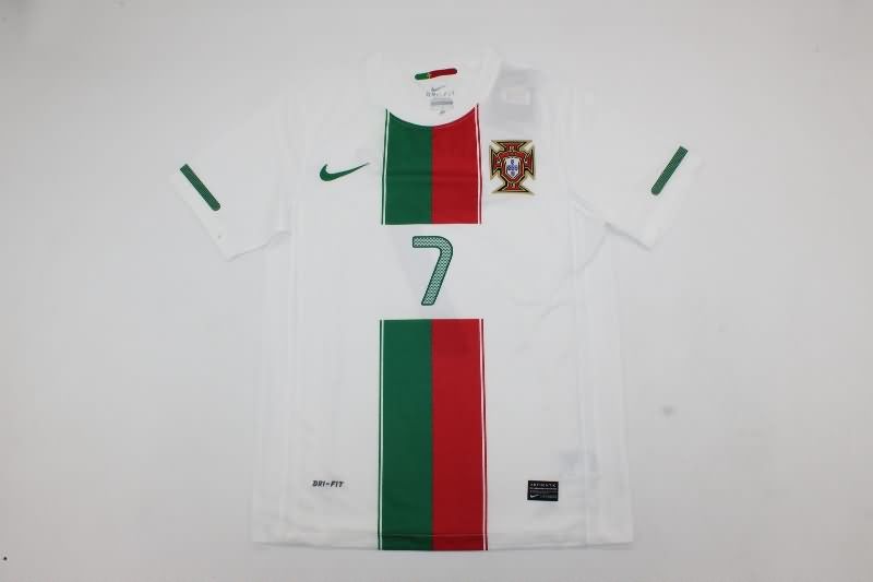 Thailand Quality(AAA) 2010 Portugal Away Retro Soccer Jersey