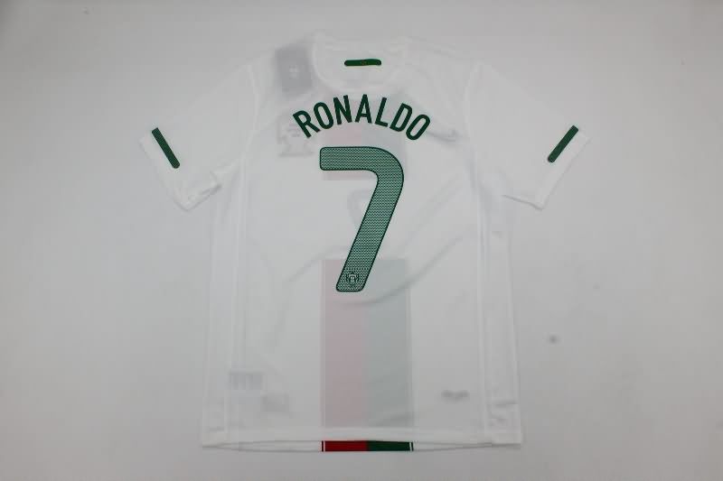 Thailand Quality(AAA) 2010 Portugal Away Retro Soccer Jersey