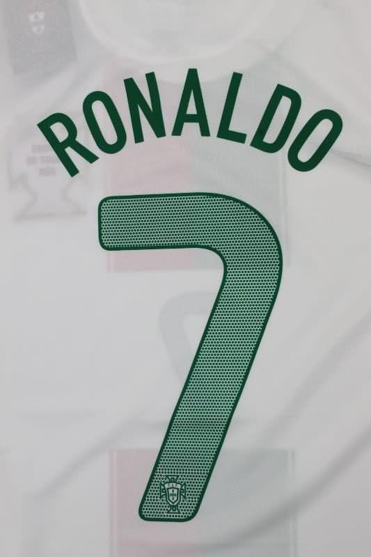 Thailand Quality(AAA) 2010 Portugal Away Retro Soccer Jersey
