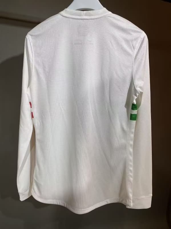 Thailand Quality(AAA) 2012 Portugal Away Long Sleeve Retro Soccer Jersey (Player)