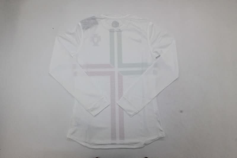 Thailand Quality(AAA) 2012 Portugal Away Long Sleeve Retro Soccer Jersey (Player)