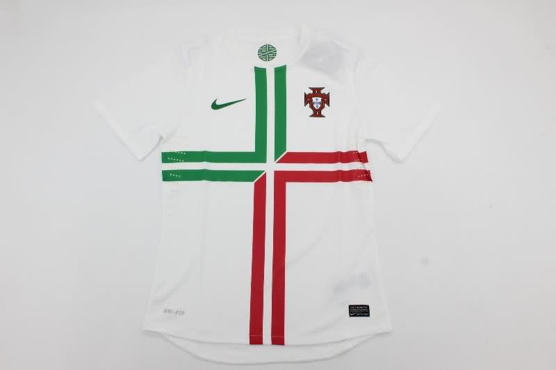 Thailand Quality(AAA) 2012 Portugal Away Retro Soccer Jersey(Player)