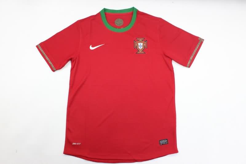 Thailand Quality(AAA) 2012 Portugal Home Retro Soccer Jersey
