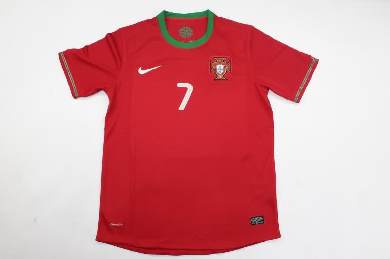 Thailand Quality(AAA) 2012 Portugal Home Retro Soccer Jersey