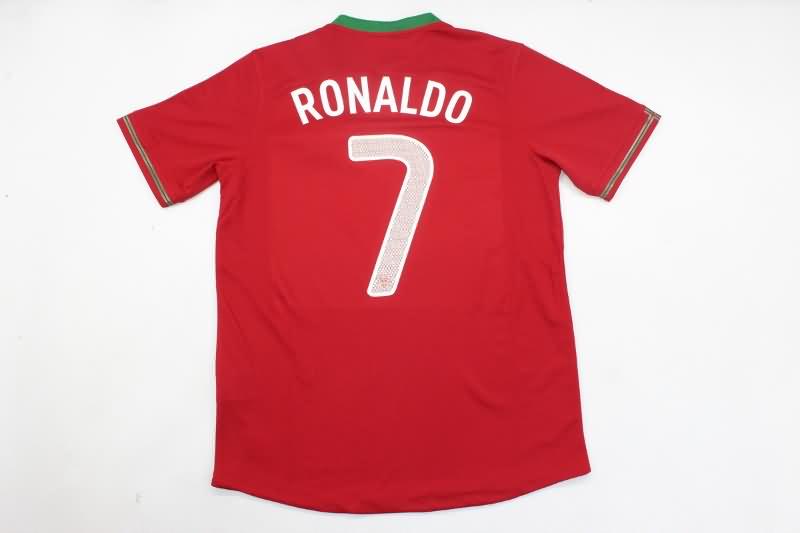 Thailand Quality(AAA) 2012 Portugal Home Retro Soccer Jersey