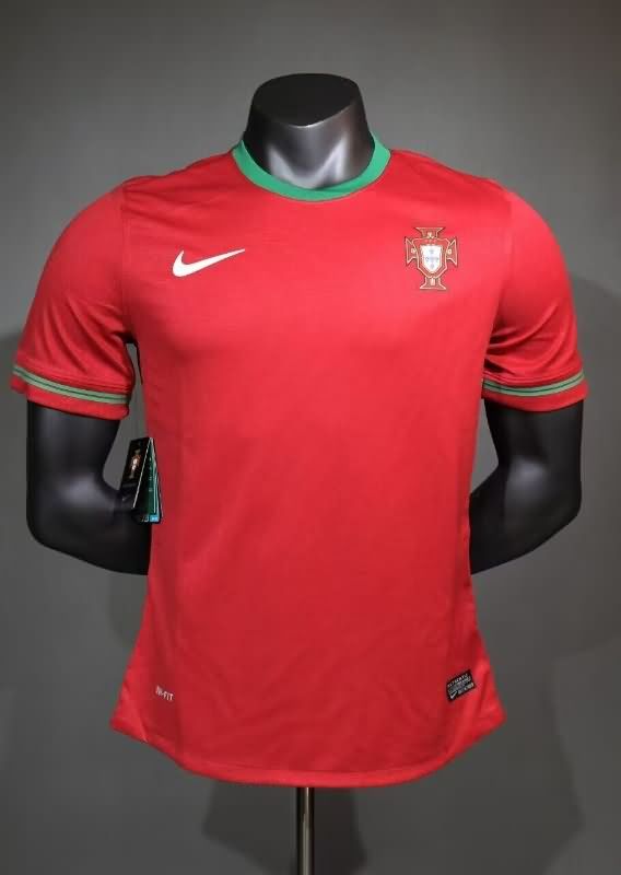 Thailand Quality(AAA) 2012 Portugal Home Retro Soccer Jersey (Player)