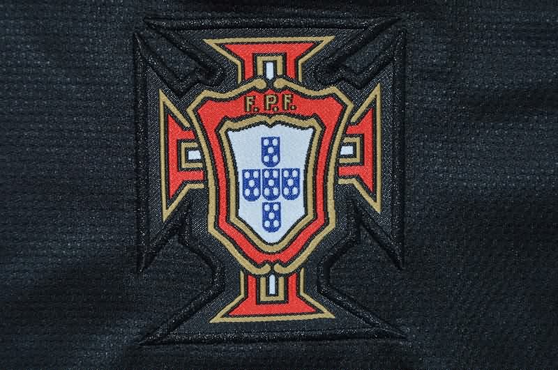 Thailand Quality(AAA) 2013 Portugal Away Long Sleeve Retro Soccer Jersey